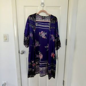 Angie Floral Kimono Duster